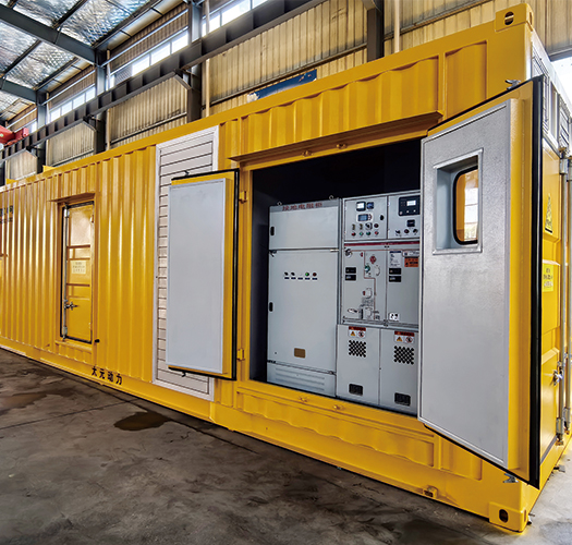 High-Voltage Containerized Generator Units